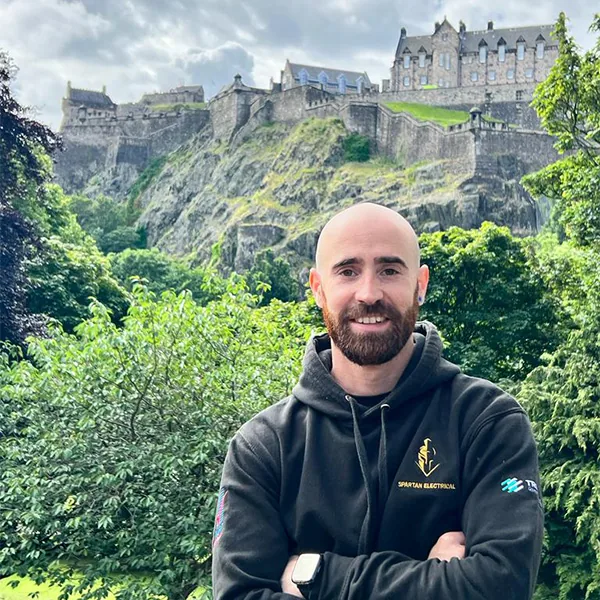 Carlos Tomas Callado, co-founder of Spartan Electrical Scotland